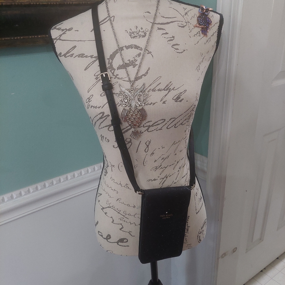 Kate Spade crossbody for essentials in black glitter - Picture 5 of 5